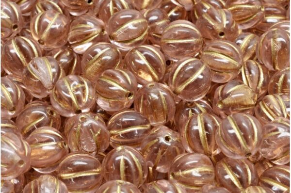Melon Beads 8x8mm - Image 1