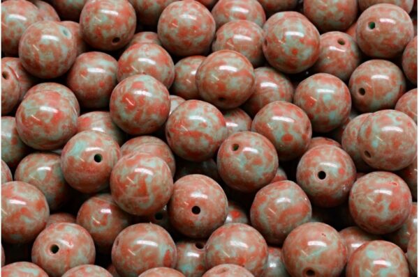 Round Druck Beads 8mm - Imagen 1