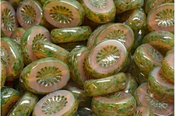 TCB Kiwi Beads 14x10mm - Image 1