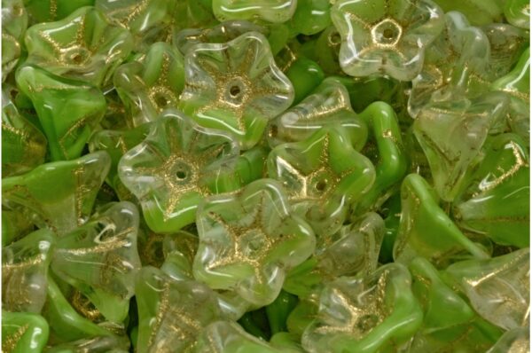 Petunia Flower Beads 8x13mm - Image 1