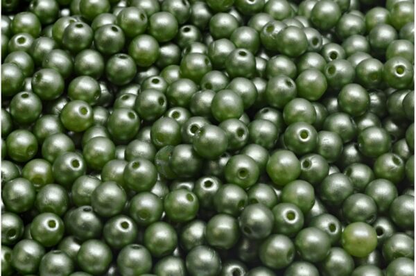 Round Druck Beads 4mm - Image 1