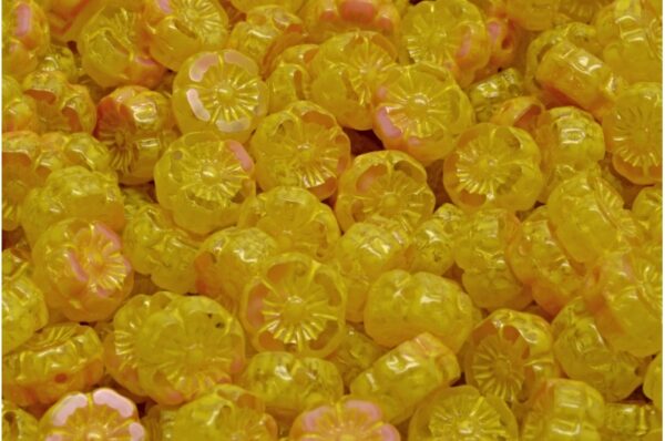 Hawaian Flower Beads 8x8mm - Image 1