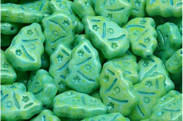 Christmas Tree Beads 17x12mm - Imagen 1