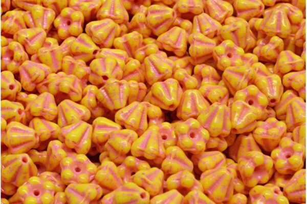 Bell Flower Beads 4x6mm - Image 1