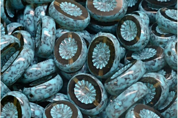 TCB Kiwi Beads 14x10mm - Image 1