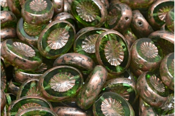TCB Kiwi Beads 14x10mm - Image 1