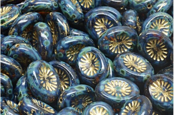 Kiwi Beads 14x10mm - Image 1