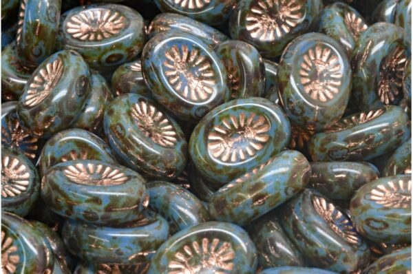 Kiwi Beads 14x10mm - Image 1