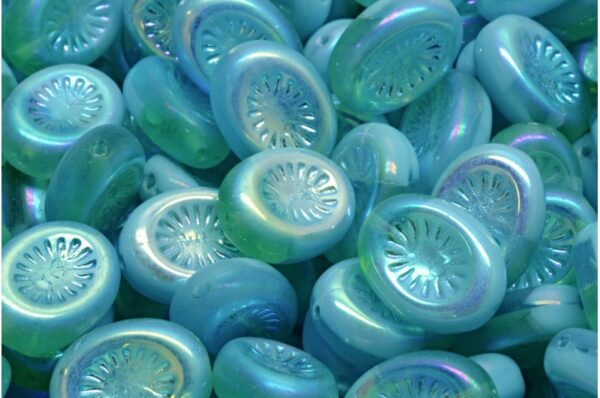 Kiwi Beads 14x10mm - Image 1