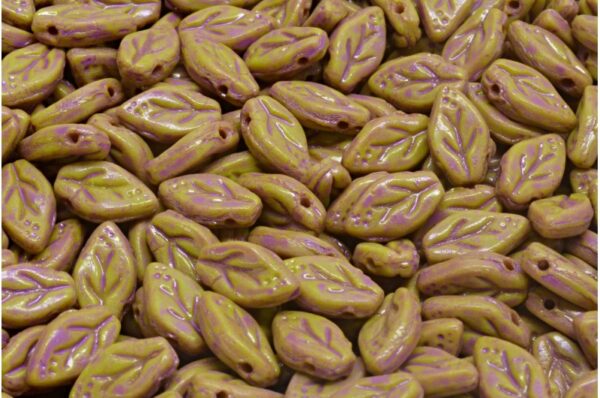 Cherry Leaf Beads 6x10mm - Imagen 1