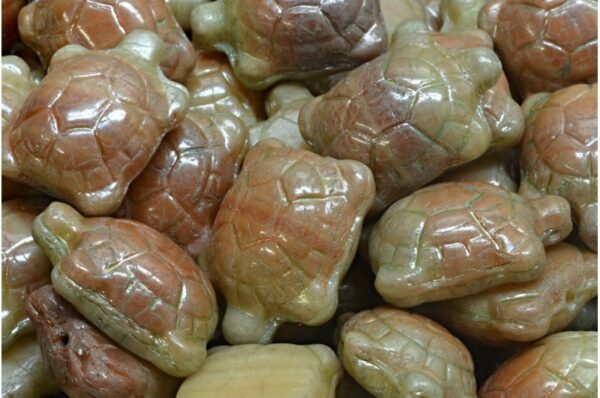 Turtle Beads 19x14mm - Image 1