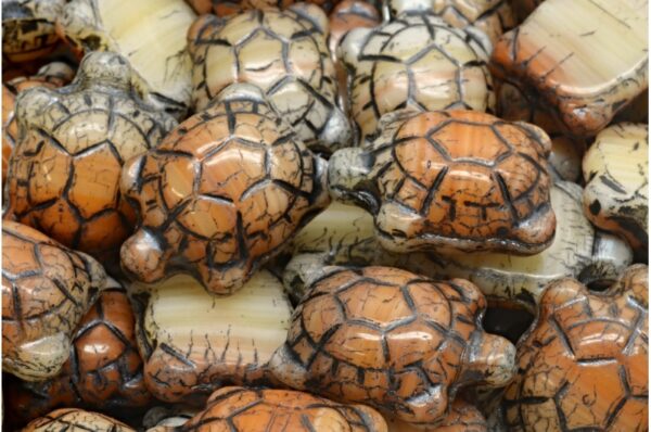 Turtle Beads 19x14mm - Image 1