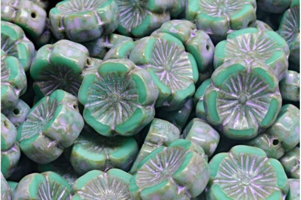 TCB Hawaiian Flower Beads 14x14mm - Image 1