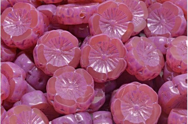 TCB Hawaiian Flower Beads 14x14mm - Image 1