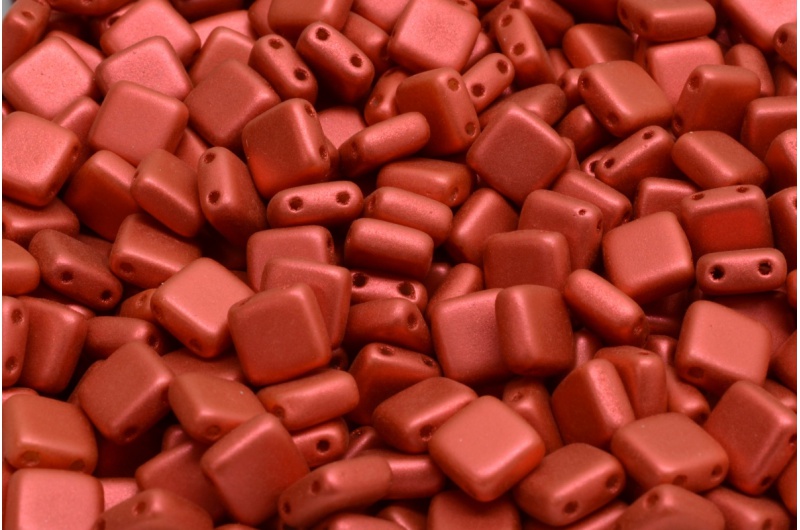 8454_111-30516-06x06-02010-01890-jpg_1 2 Holes Pressed Tile Beads 6x6mm - Image 1