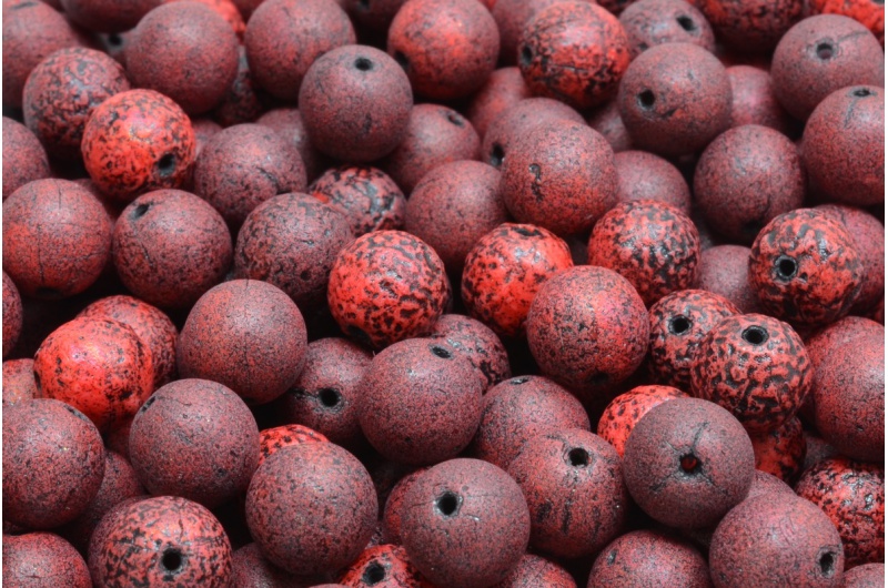 12316_111-19001-08x08-93200-etch-48449-jpg_1 Round Druck Beads 8mm - Image 1