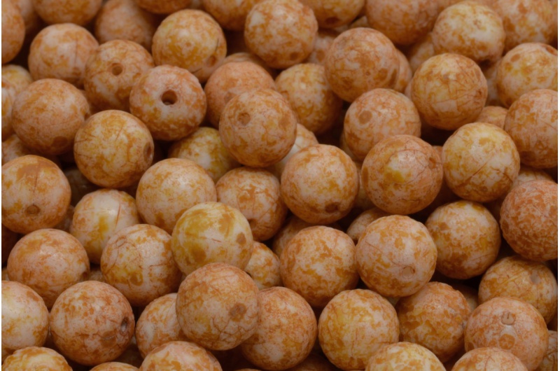 12512_111-19001-08x08-02010-etch-86800-jpg_1 Round Druck Beads 8mm - Image 1