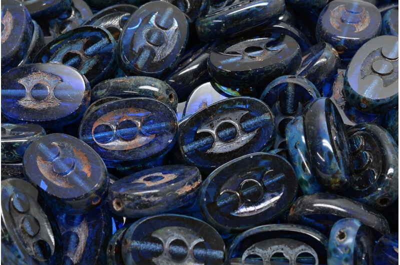 20622_991-99108-14x09-30070-86800-jpg_1 TCB 3 Dots Designed Beads 14x9mm - Image 1