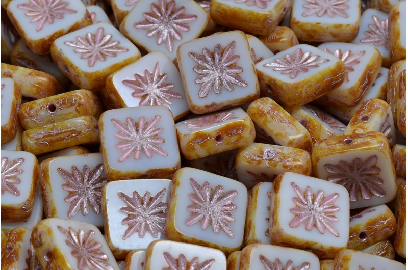 20851_991-99116-10x10-03000-86800-54321-jpg_1 TCB Squared Kiwi Beads 10x10mm - Image 1