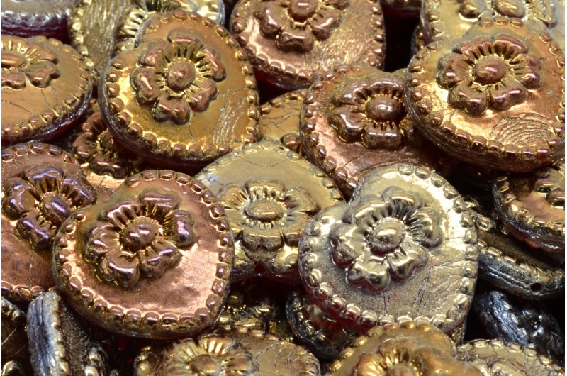 36050_111-95019-17x17-90080-22603-jpg_1 Heart Beads With Rose 17x17mm - Image 1