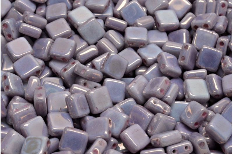 5641_111-30516-06x06-02010-14435-jpg_1 2 Holes Pressed Tile Beads 6x6mm - Image 1