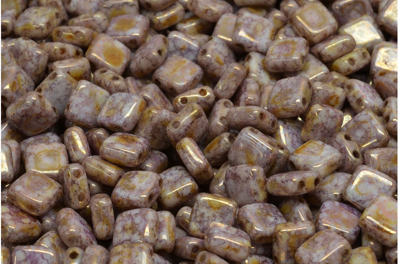 5643_111-30516-06x06-02010-15696-jpg_1 2 Holes Pressed Tile Beads 6x6mm - Image 1