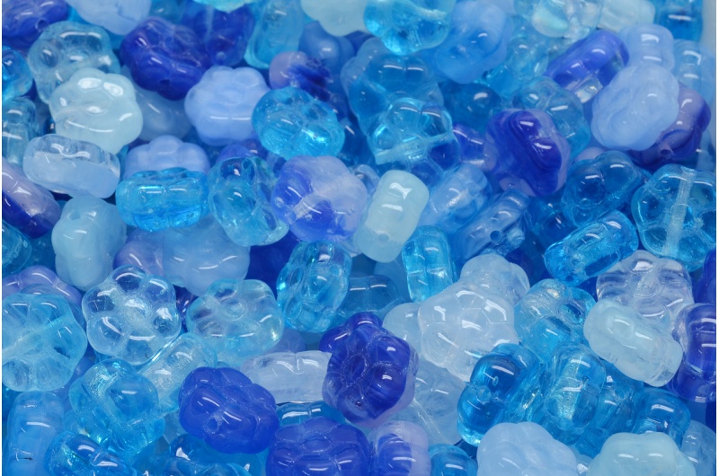 6055_111-77757-08x08-00030-blue-wht-jpg_1 Flat Flower Beads 8x8mm - Image 1