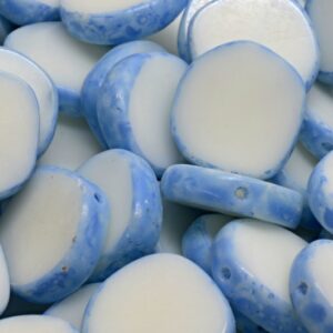 TCB 8 Edged Designed Beads 15x15mm