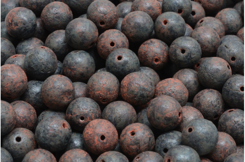 12515_111-19001-08x08-23980-etch-86800-jpg_1 Round Druck Beads 8mm - Imagen 1