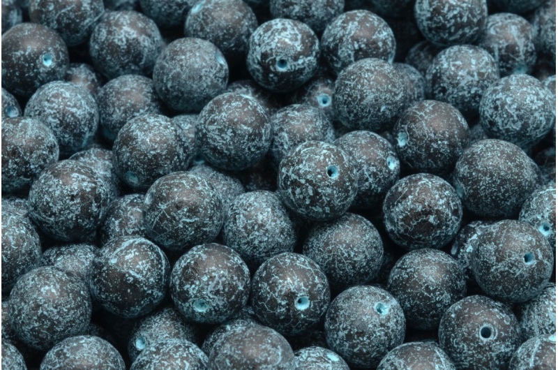 12516_111-19001-08x08-23980-etch-54308-jpg_1 Round Druck Beads 8mm - Imagen 1