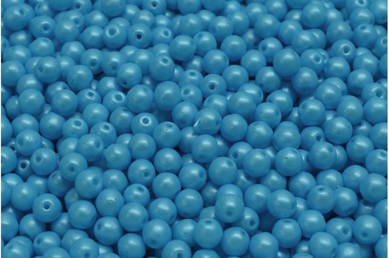 Round Druck Beads 4mm