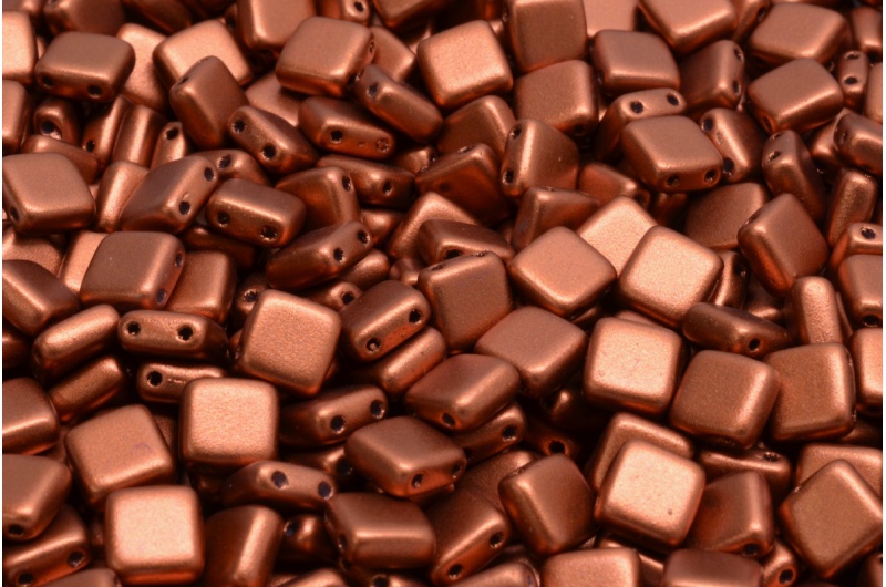 5618_111-30516-06x06-00030-01750-jpg_1 2 Holes Pressed Tile Beads 6x6mm - Image 1