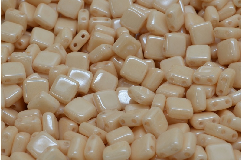 5642_111-30516-06x06-02010-14413-jpg_1 2 Holes Pressed Tile Beads 6x6mm - Image 1