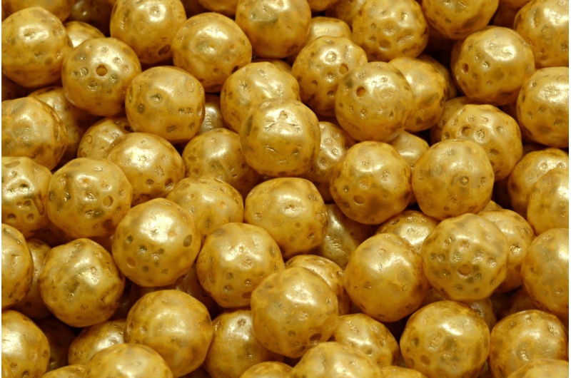 Fancy Round Druck Beads 8x8mm