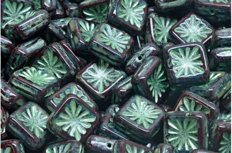 59111_111-99116-10x10-13530-86800-54322-jpg_1 Squared Kiwi Beads 10x10mm - Image 1