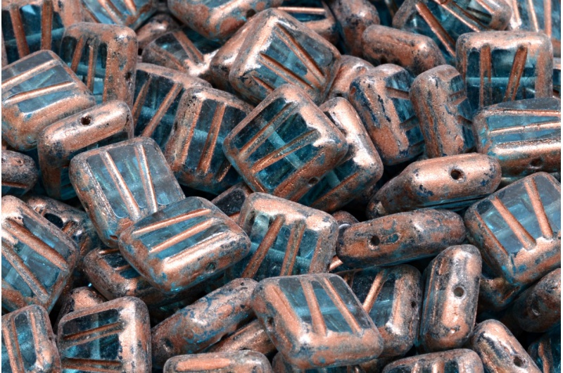 TCB Squared Designed Beads 10x10mm