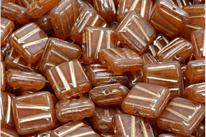 TCB Squared Designed Beads 10x10mm