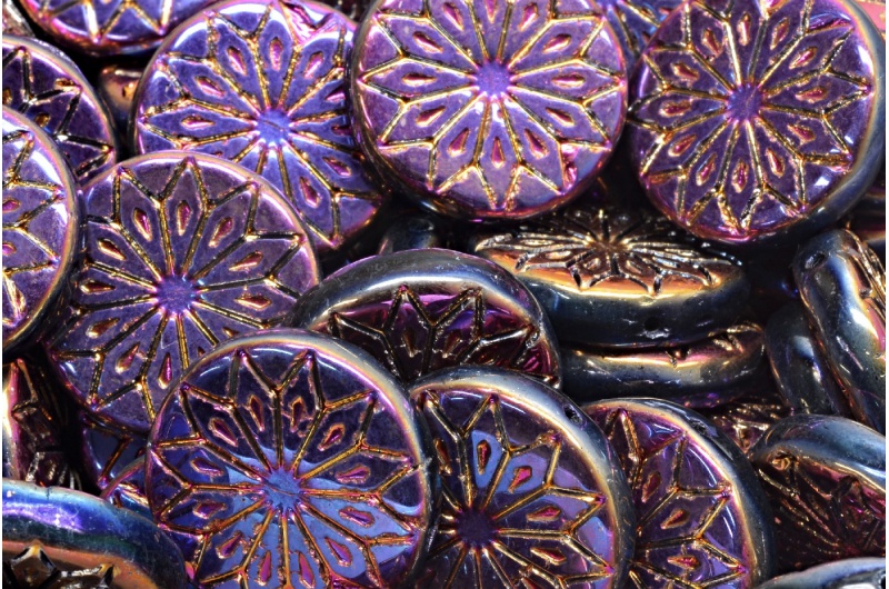 Origami Flower Beads 18x18mm