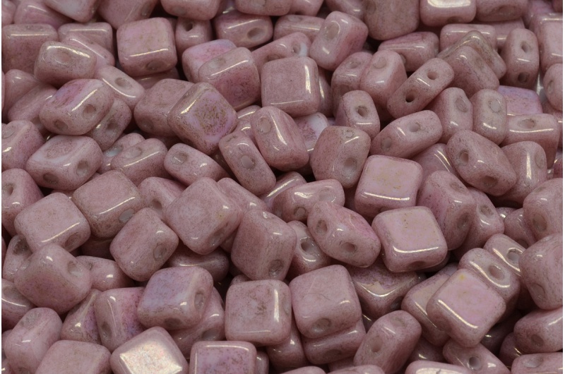 7270_111-30517-06x06-02010-14494-jpg_1 Flat Silky Beads - 2 Holes 6x6mm - Image 1