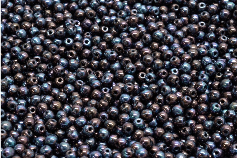 8466_111-19001-03x03-23980-15001-jpg_1 Round Druck Beads 3mm - Image 1