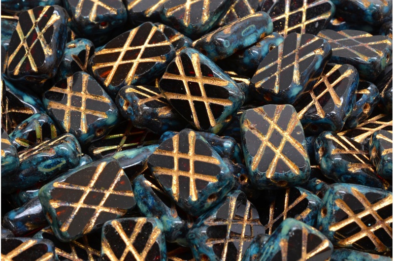 9762_991-99111-12x08-90080-86800-54302-jpg_1 TCB Designed Rectangle Beads 12x8mm - Image 1