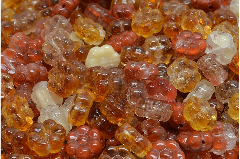 6058_111-77757-08x08-00030-tpz-wht-jpg_1 Flat Flower Beads 8x8mm - Image 1